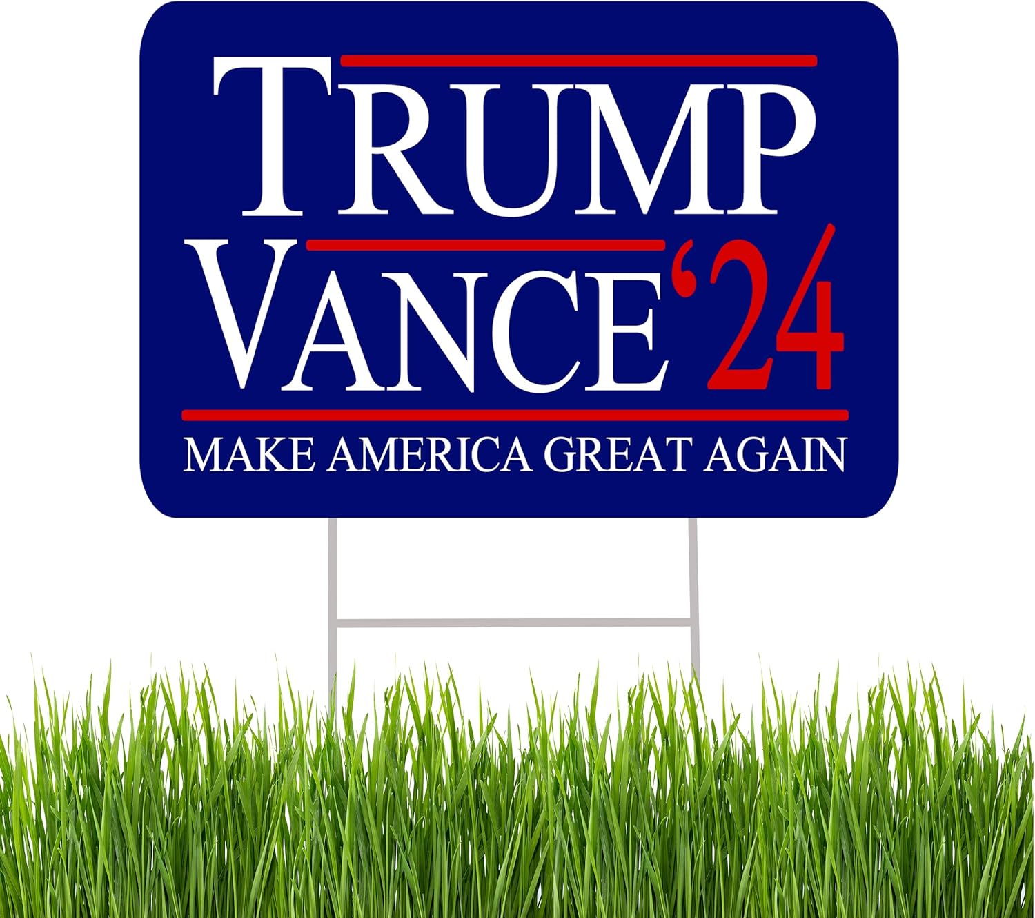 Trump JD Vance 2024 Yard Signal – Double-Sided Republican Assist!!