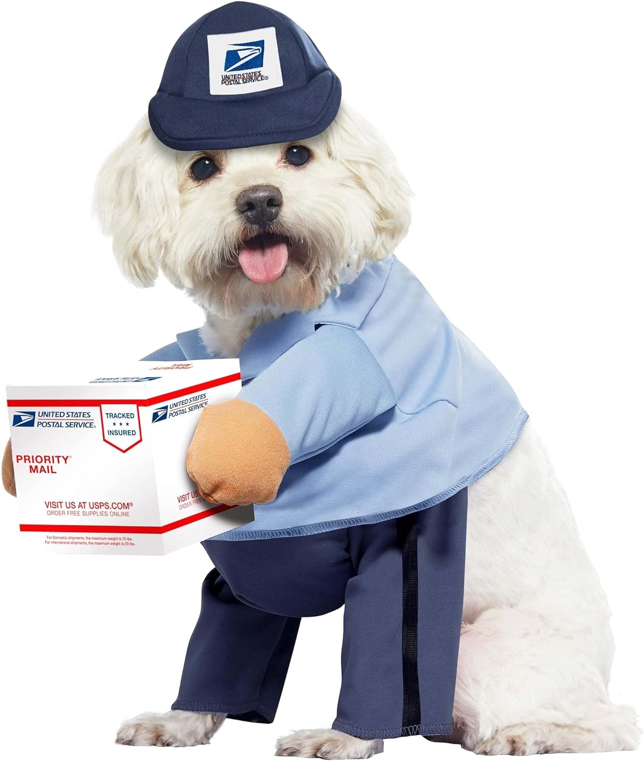 California Costumes Dog Mail Carrier Costume USPS Small Blue!