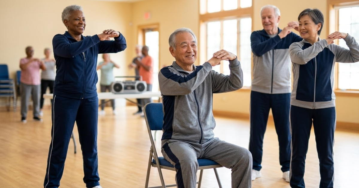 he 3-Minute Japanese Secret to Longevity: Embracing Radio Taiso for an Active Senior Journey.