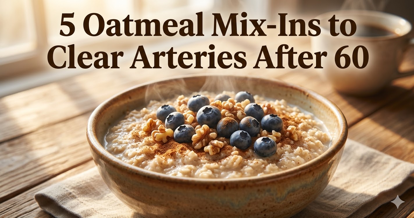 The 5 Best Oatmeal Mix-Ins to Keep Your Arteries Clear and Flexible After 60.