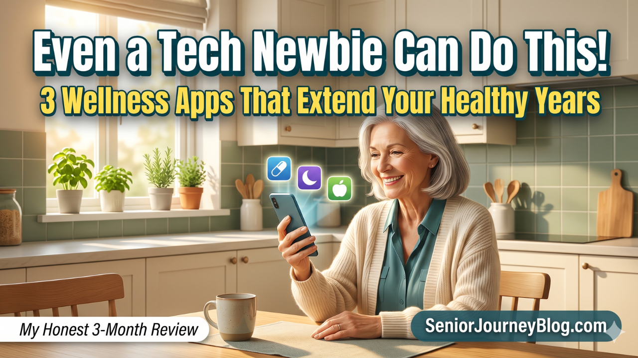 🌿 Even a Tech Newbie Can Do This! 3 Must-Have Wellness Apps That Extend Your Healthy Years