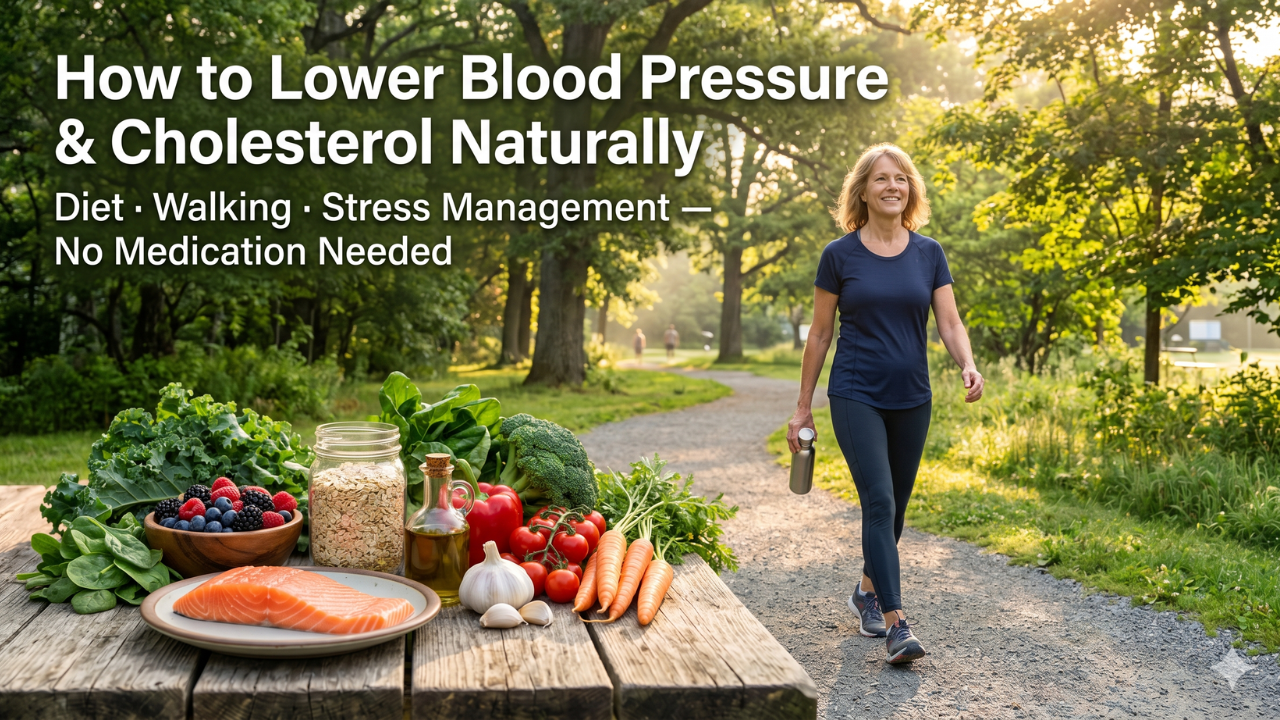 How to Lower Blood Pressure and Cholesterol Naturally