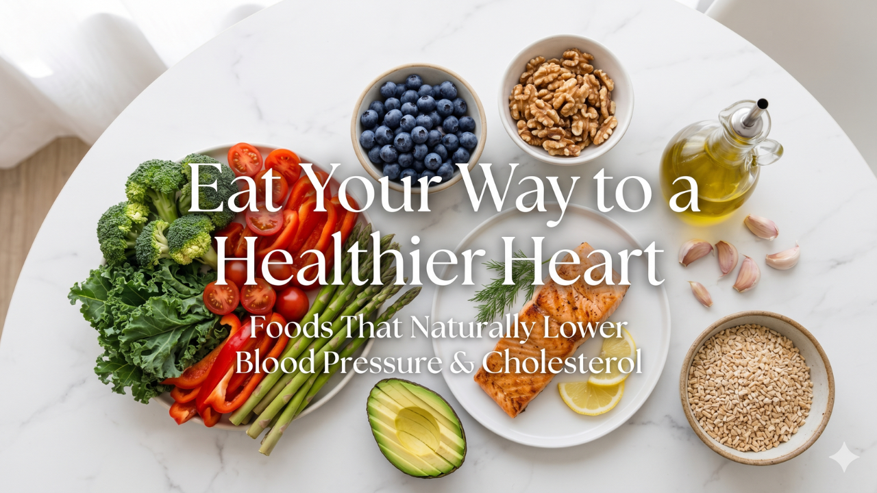 Heart Healthy Foods for Blood Pressure and Cholesterol