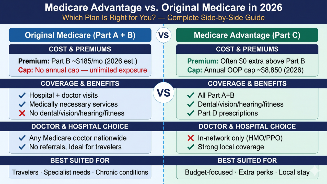 Medicare Advantage vs. Original Medicare in 2026: Which Is Better for You Now?