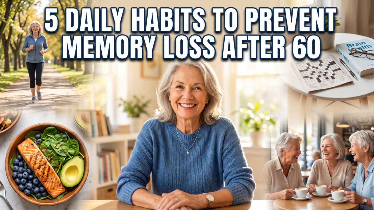 5 Daily Habits to Prevent Memory Loss and Stay Sharp After 60: Your Complete Action Guide.
