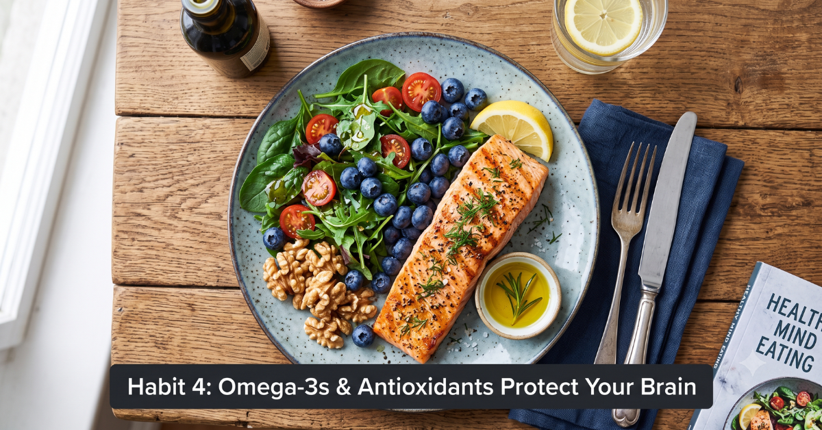 Habit 4: Omega-3s and antioxidants protect your brain