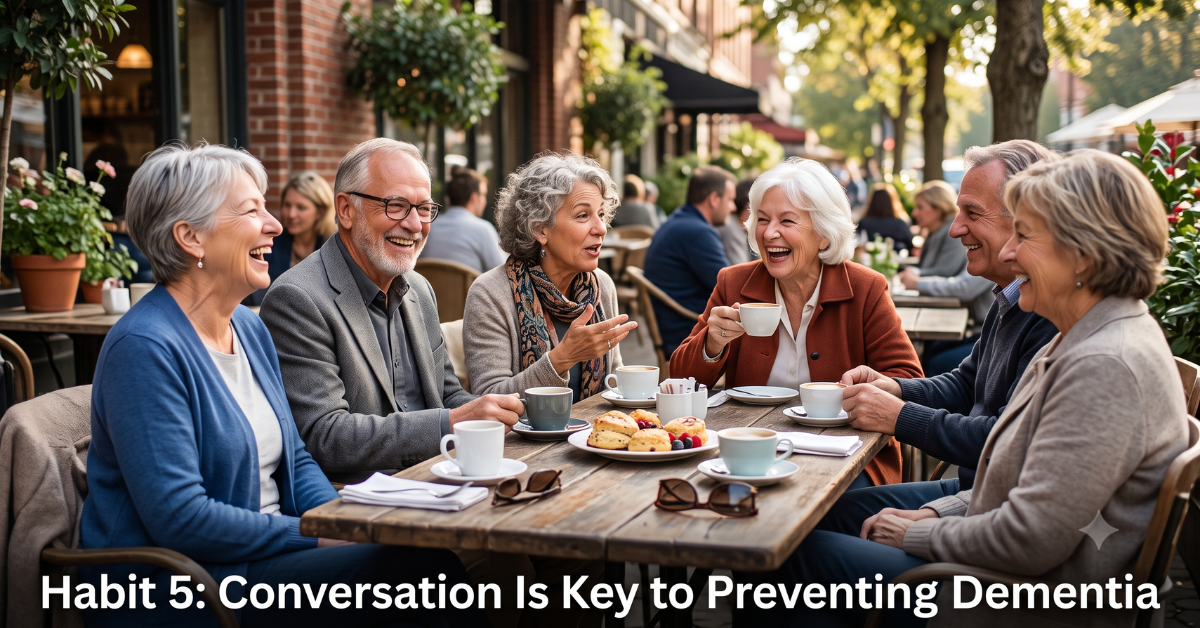 Habit 5: Conversation is key to preventing dementia