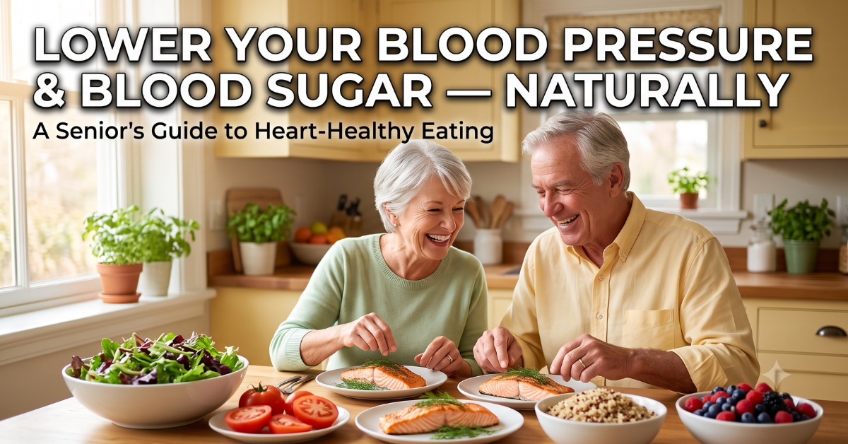 How to Lower Blood Pressure and A1C - 5 Simple Diet Changes for Seniors