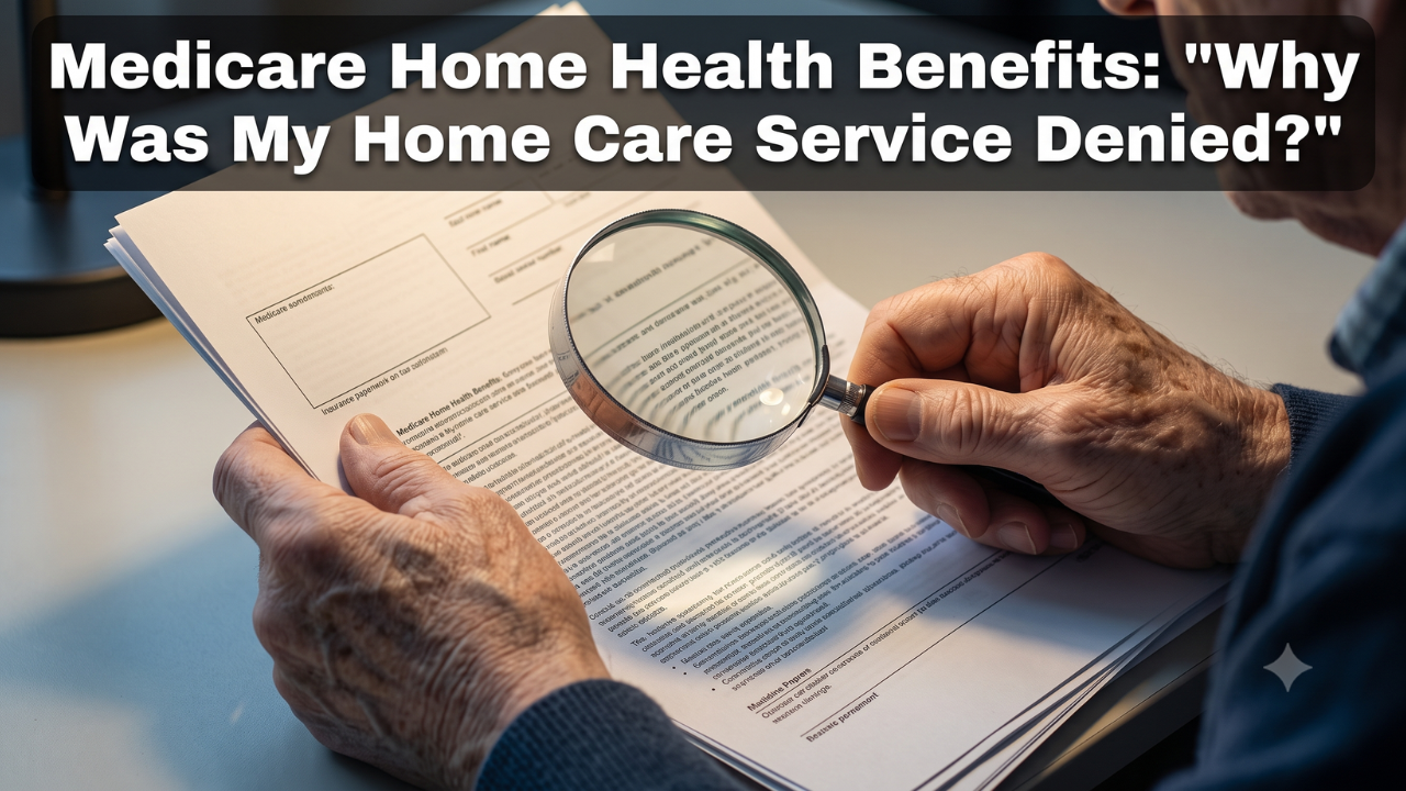 Medicare Home Health Benefits: The Fine Print That Gets Seniors Denied.