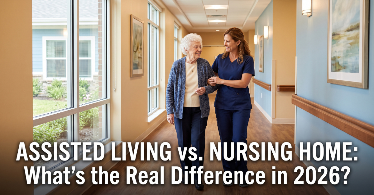 Assisted living vs nursing home difference 2026